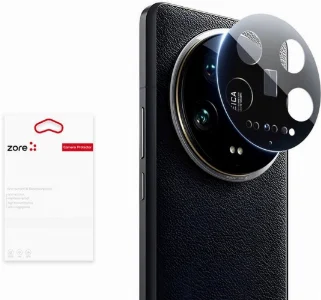 Xiaomi Mi 14 Ultra Kamera Lens 3D Koruyucu Cam  - Siyah