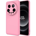 Xiaomi Mi 14 Ultra Kılıf İçi Kadife Mat Mara Lansman Silikon Kapak  - Pembe