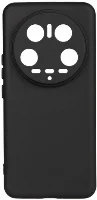 Xiaomi Mi 14 Ultra Kılıf Silikon Mat Esnek Kamera Korumalı Biye Kapak - Siyah