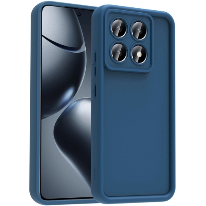 Xiaomi Mi 14T ile Uyumlu Kılıf Kamera Korumalı Silikon Ananas Kapak - Koyu Yeşil