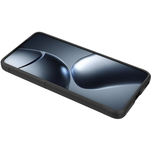 Xiaomi Mi 14T Pro Kılıf Esnek TPU Oyuklu Arka Yüzey Tasarımlı Zore Etnik Silikon Kapak - Siyah