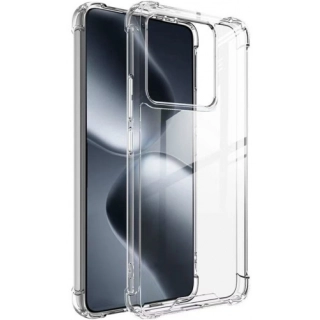 Xiaomi Mi 14T Pro Kılıf Silikon Köşe Korumalı Airbag Darbe Emici Kapak - Şeffaf