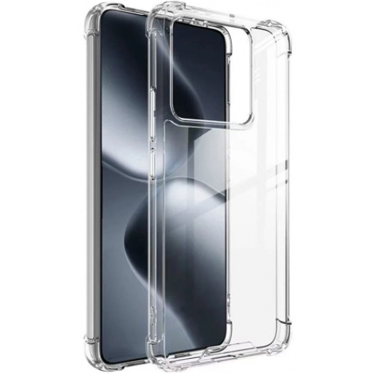 Xiaomi Mi 14T Pro Kılıf Silikon Köşe Korumalı Airbag Darbe Emici Kapak - Şeffaf