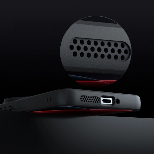 Xiaomi Mi 15 Ultra Kılıf Arkası Şeffaf Kenarları Silikon Lüks Roll Kapak - Siyah