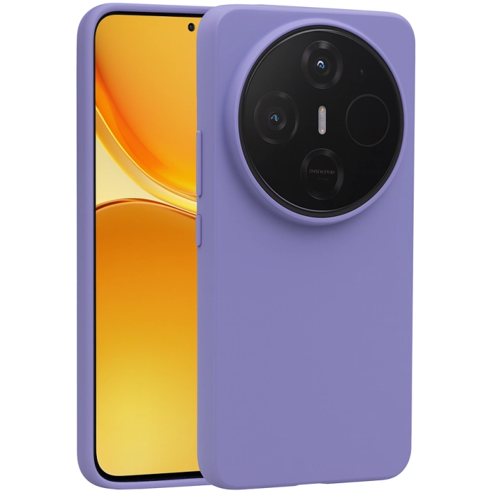 Xiaomi Mi 15 Ultra Kılıf Silikon Mat Esnek Kamera Korumalı Biye Kapak - Lila