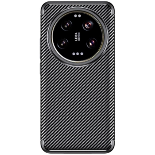 Xiaomi Mi 15 Ultra Kılıf Silikon Parmak İzi Bırakmayan Karbon Soft Negro Kapak - Siyah