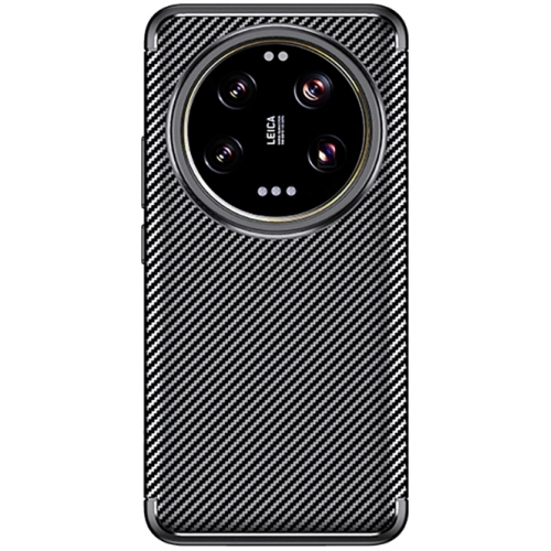 Xiaomi Mi 15 Ultra Kılıf Silikon Parmak İzi Bırakmayan Karbon Soft Negro Kapak - Siyah