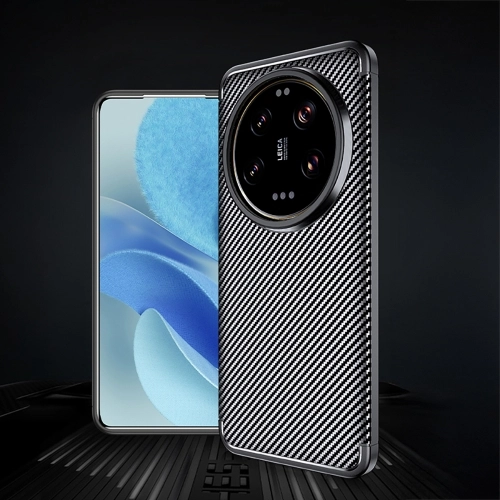Xiaomi Mi 15 Ultra Kılıf Silikon Parmak İzi Bırakmayan Karbon Soft Negro Kapak - Siyah