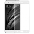 Xiaomi Mi 6 Ekran Koruyucu Fiber Tam Kaplayan Nano - Beyaz