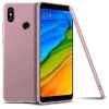 Xiaomi Mi 6X / Xiaomi Mi A2 Kılıf İnce Soft Mat Renkli Esnek Silikon Kapak - Rose Gold