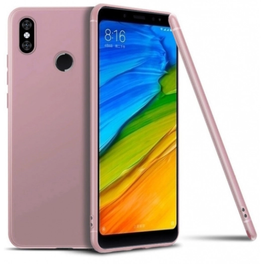 Xiaomi Mi 6X / Xiaomi Mi A2 Kılıf İnce Soft Mat Renkli Esnek Silikon Kapak - Rose Gold