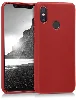 Xiaomi Mi 8 Kılıf İnce Mat Esnek Silikon - Kırmızı