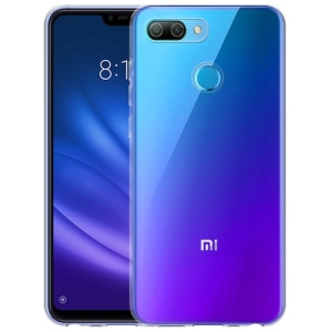 Xiaomi Mi 8 Lite Kılıf Kamera Korumalı Esnek Silikon Kapak - Şeffaf