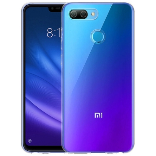 Xiaomi Mi 8 Lite Kılıf Kamera Korumalı Esnek Silikon Kapak - Şeffaf