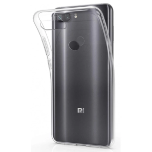 Xiaomi Mi 8 Lite Kılıf Ultra İnce Kaliteli Esnek Silikon 0.2mm - Şeffaf