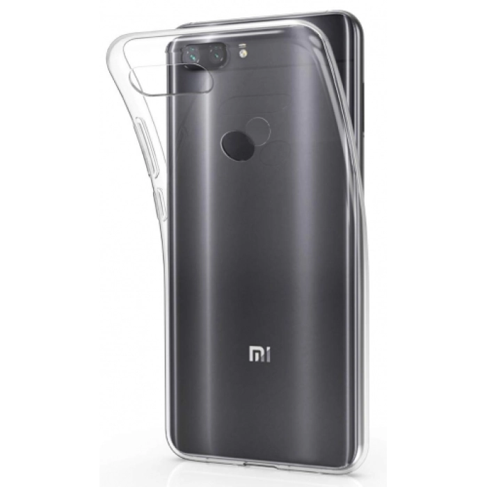 Xiaomi Mi 8 Lite Kılıf Ultra İnce Kaliteli Esnek Silikon 0.2mm - Şeffaf
