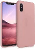 Xiaomi Mi 8 Pro Kılıf İnce Mat Esnek Silikon - Rose Gold