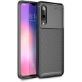 Xiaomi Mi 9 Kılıf Silikon Parmak İzi Bırakmayan Karbon Soft Negro Kapak - Siyah