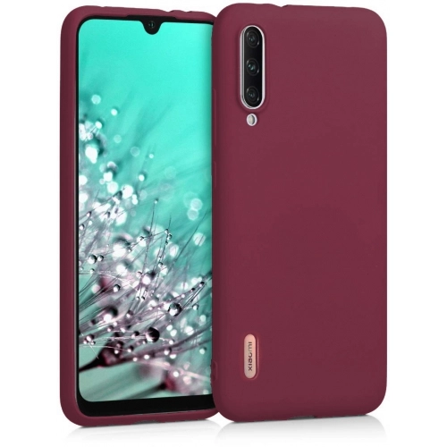 Xiaomi Mi 9 Lite Kılıf İnce Soft Mat Renkli Esnek Silikon Kapak - Mürdüm