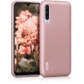 Xiaomi Mi 9 Lite Kılıf İnce Soft Mat Renkli Esnek Silikon Kapak - Rose Gold