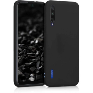 Xiaomi Mi 9 Lite Kılıf İnce Soft Mat Renkli Esnek Silikon Kapak - Siyah
