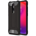 Xiaomi Mi 9T Kılıf Zırhlı Tank Crash Silikon Kapak - Siyah