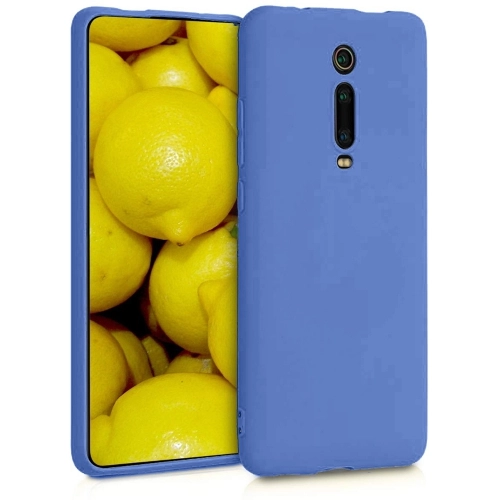 Xiaomi Mi 9T Kılıf İnce Soft Mat Renkli Esnek Silikon Kapak - Lacivert