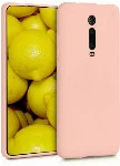 Xiaomi Mi 9T Kılıf İnce Mat Esnek Silikon - Rose Gold