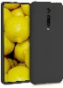 Xiaomi Mi 9T Kılıf İnce Mat Esnek Silikon - Siyah