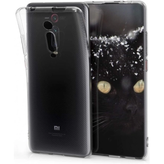 Xiaomi Mi 9T Kılıf Kamera Korumalı Esnek Silikon Kapak - Şeffaf