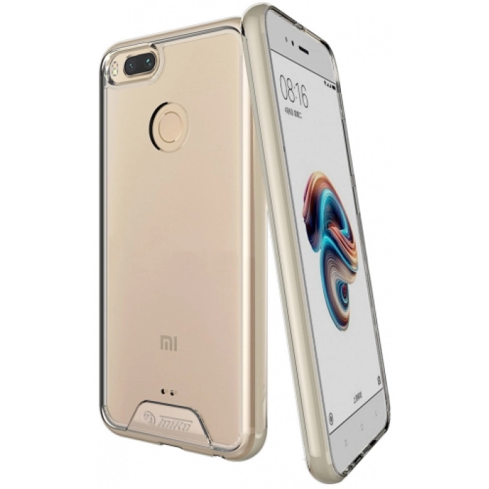 Xiaomi Mi A1 Kılıf Clear Guard Serisi Gard Kapak - Şeffaf