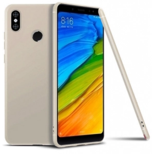 Xiaomi Mi A2 / Xiaomi Mi 6X Kılıf İnce Soft Mat Renkli Esnek Silikon Kapak - Gold