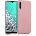 Xiaomi Mi A3 Kılıf İnce Soft Mat Renkli Esnek Silikon Kapak - Rose Gold
