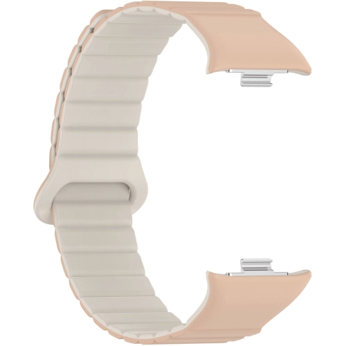 Xiaomi Mi Band 8 Pro Silikon Kordon Zore KRD-105 Strap Kayış - Pembe-Mavi