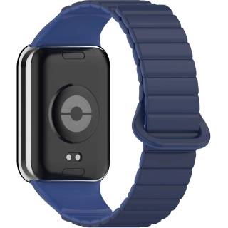 Xiaomi Mi Band 8 Pro Silikon Kordon Zore KRD-105 Strap Kayış - Lacivert