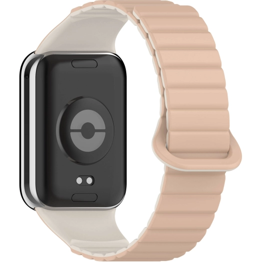 Xiaomi Mi Band 8 Pro Silikon Kordon Zore KRD-105 Strap Kayış - Pudra