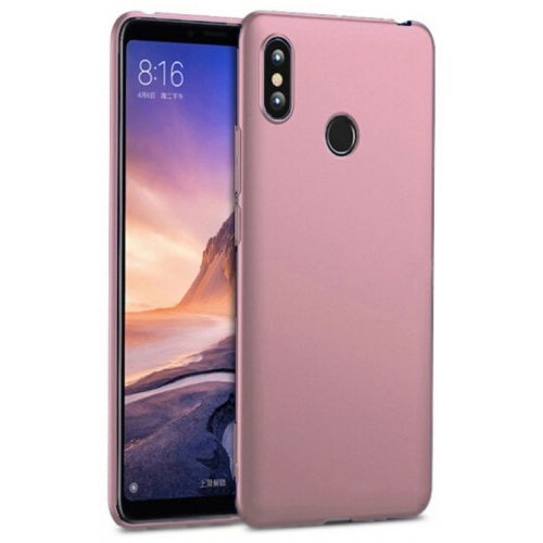 Xiaomi Mi Max 3 Kılıf İnce Soft Mat Renkli Esnek Silikon Kapak - Rose Gold