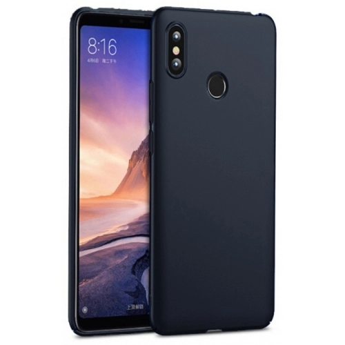 Xiaomi Mi Max 3 Kılıf İnce Soft Mat Renkli Esnek Silikon Kapak - Siyah