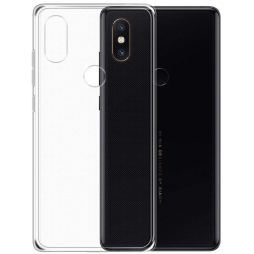 Xiaomi Mi Mix 2S Kılıf Ultra İnce Kaliteli Esnek Silikon 0.2mm - Şeffaf