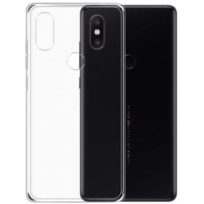  Xiaomi Mi Mix 2S Kılıf Ultra İnce Kaliteli Esnek Silikon 0.2mm - Şeffaf