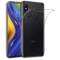 Xiaomi Mi Mix 3 Kılıf Kamera Korumalı Esnek Silikon Kapak - Şeffaf