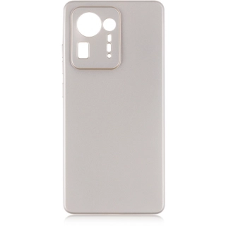 Xiaomi Mi Mix 4 5G Kılıf İnce Soft Mat Renkli Esnek Silikon Kapak - Gold