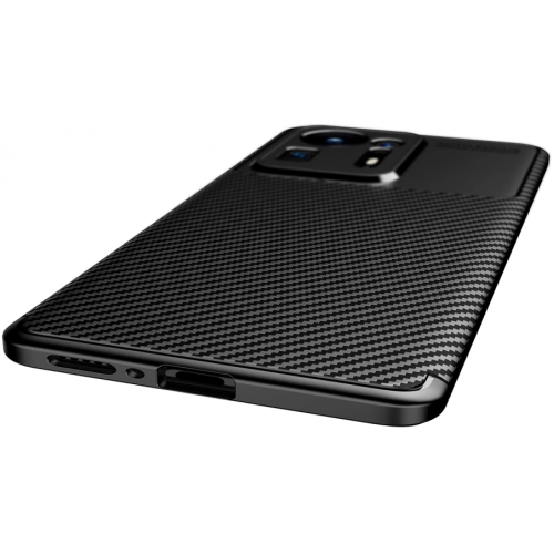 Xiaomi Mi Mix 4 5G Kılıf Silikon Parmak İzi Bırakmayan Karbon Soft Negro Kapak - Siyah