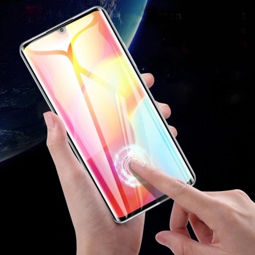 Xiaomi Mi Note 10 Lite Esnek Süper Pet Jelatin Ekran Koruyucu - Siyah