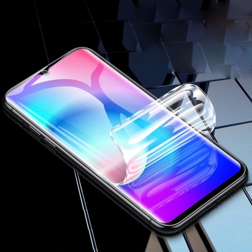 Xiaomi Mi Note 10 Lite Esnek Süper Pet Jelatin Ekran Koruyucu - Siyah