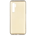 Xiaomi Mi Note 10 Lite Kılıf İnce Soft Mat Renkli Esnek Silikon Kapak - Gold