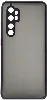 Xiaomi Mi Note 10 Lite Kılıf Kamera Korumalı Arkası Şeffaf Mat Silikon Kapak - Siyah