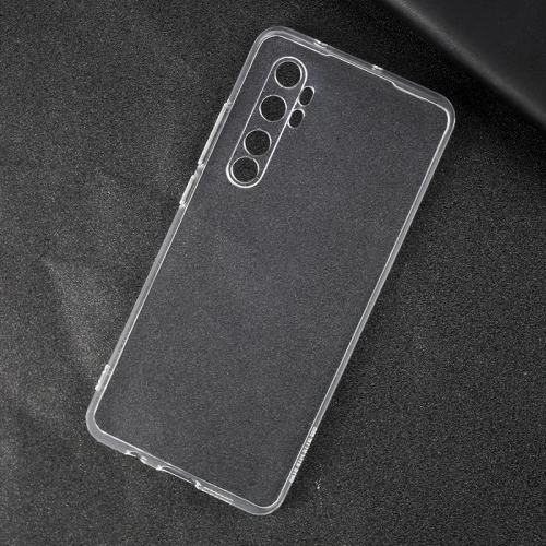 Xiaomi Mi Note 10 Lite Kılıf Kamera Korumalı Esnek Silikon Kapak - Şeffaf