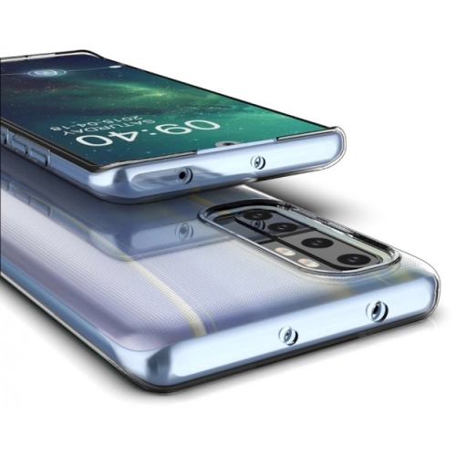 Xiaomi Mi Note 10 Lite Kılıf Kamera Korumalı Esnek Silikon Kapak - Şeffaf