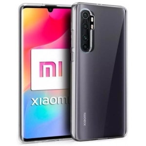 Xiaomi Mi Note 10 Lite Kılıf Kamera Korumalı Esnek Silikon Kapak - Şeffaf
